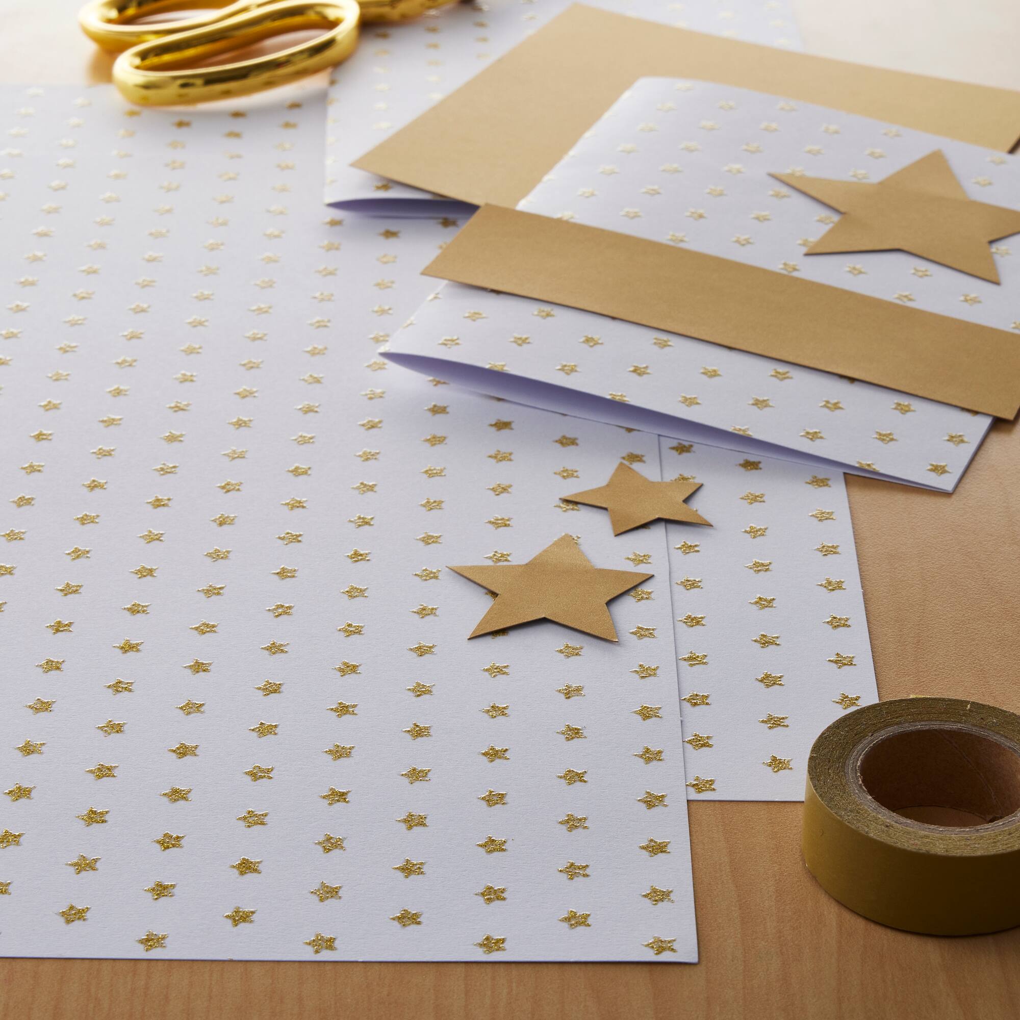 24 Pack: Gold Star Cardstock Paper by Recollections™, 12" x 12"